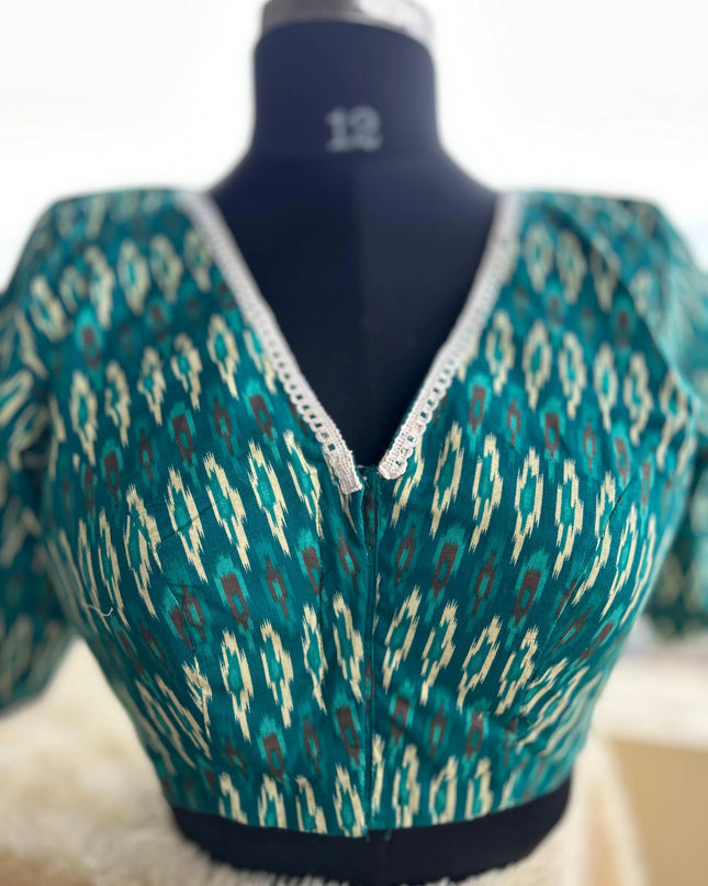 pochampally cotton blouse