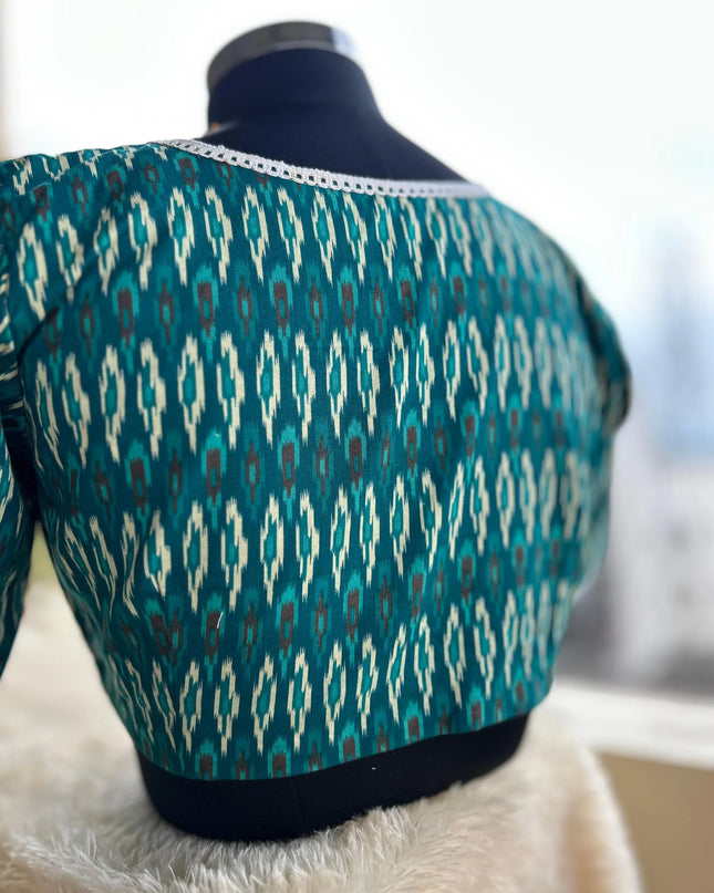 pochampally cotton blouse