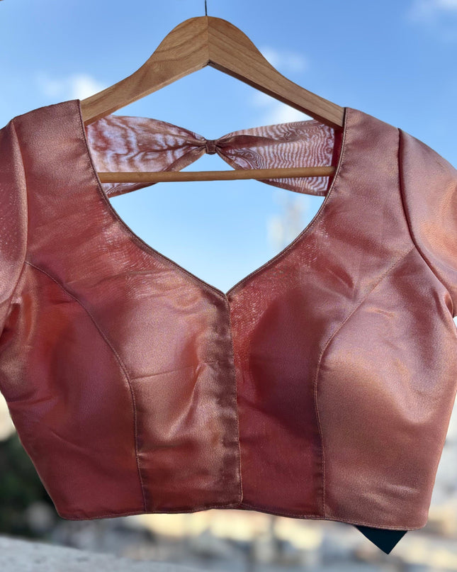 Peach Tissue blouse