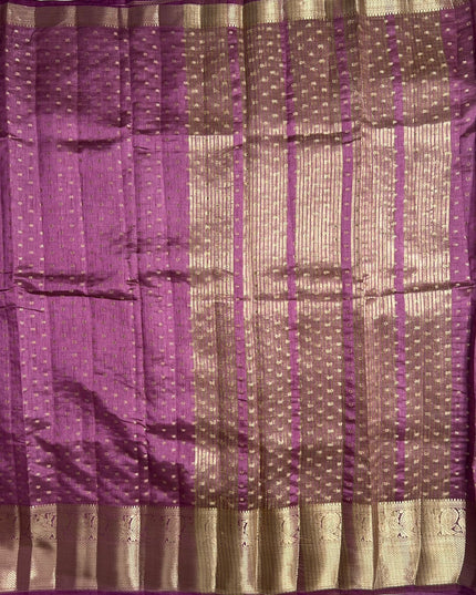 Jewel pink Tussar Saree ST102