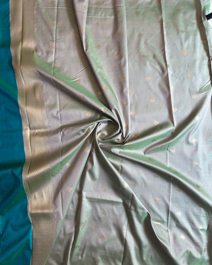 Royal Teal Motif - Deep Teal Soft silk 102