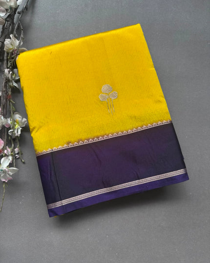 Yellow Semi Silk Saree 108