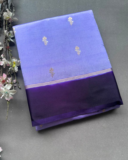 Lavender Semi Silk Saree 108
