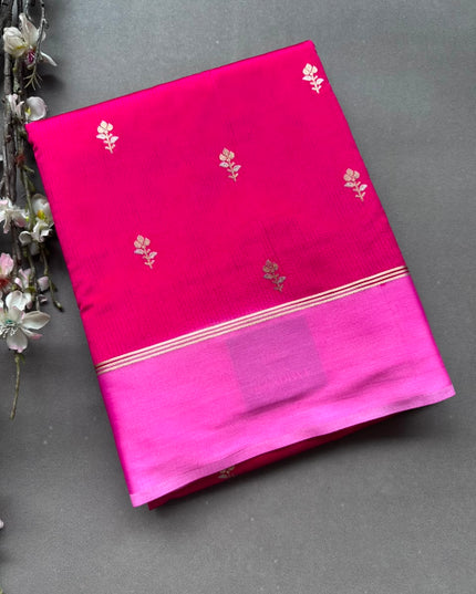 Pink Semi Silk Saree 108