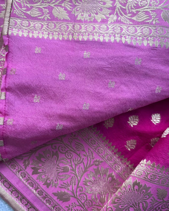 Magenta Georgette Saree 109