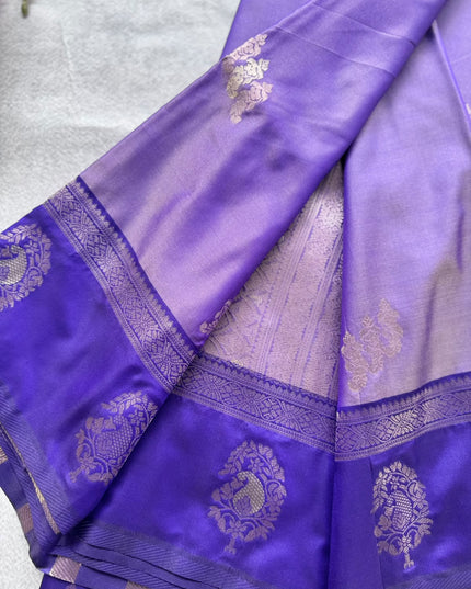 Lavender Soft Silk Saree 109