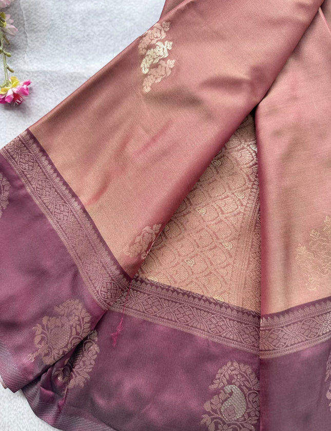Brown Soft Silk Saree 109