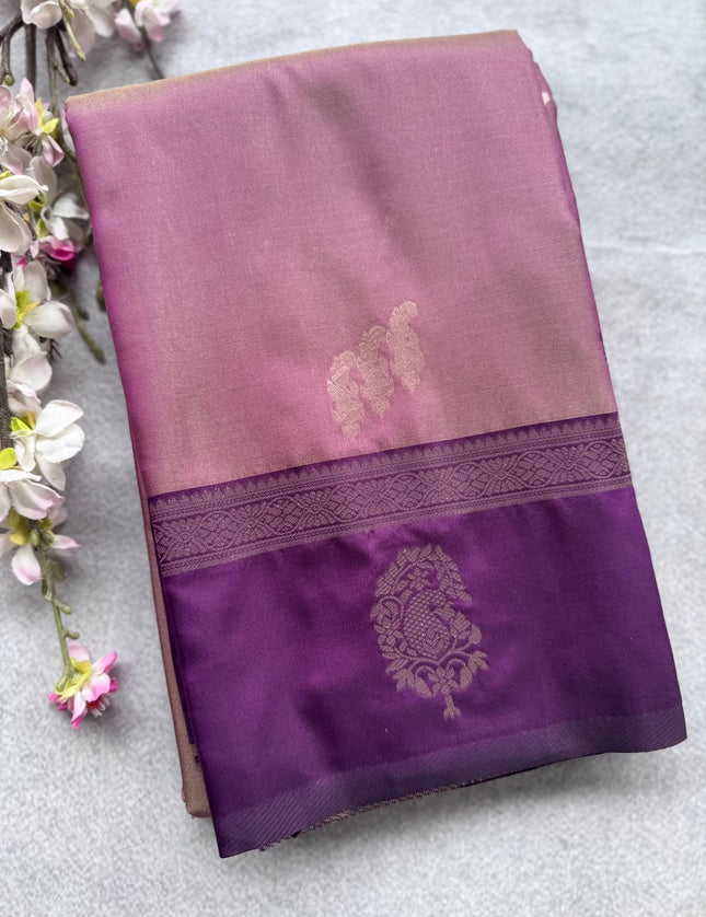 Purple Soft Silk Saree 109