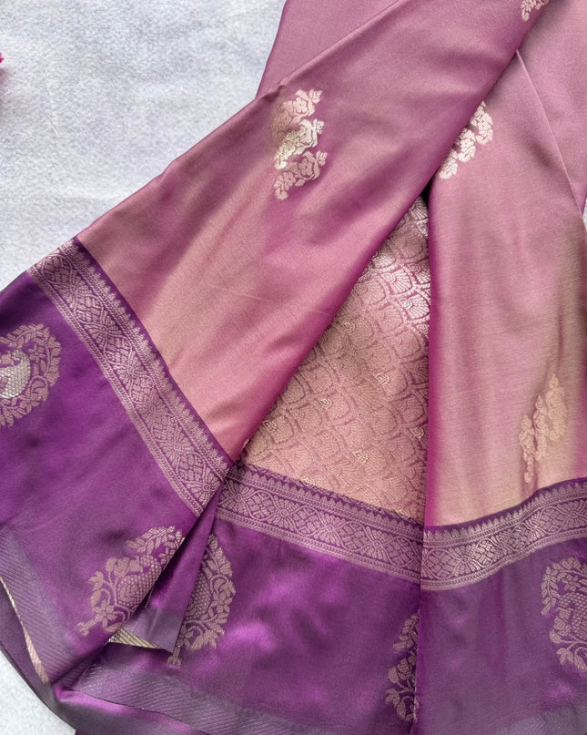 Purple Soft Silk Saree 109