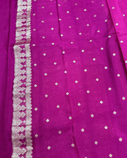 Orange Semi Georgette Saree 109