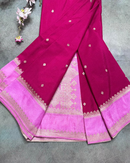Pink Semi Georgette Saree 109