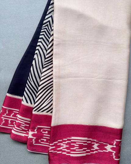 Black Modal Silk Saree 110