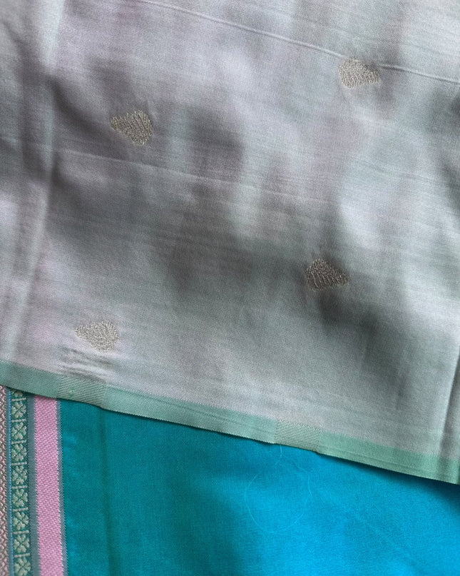 Sea Green Soft Silk Saree 110
