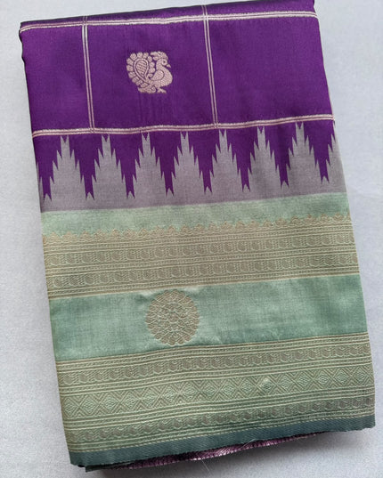 Purple Soft Silk Saree 110
