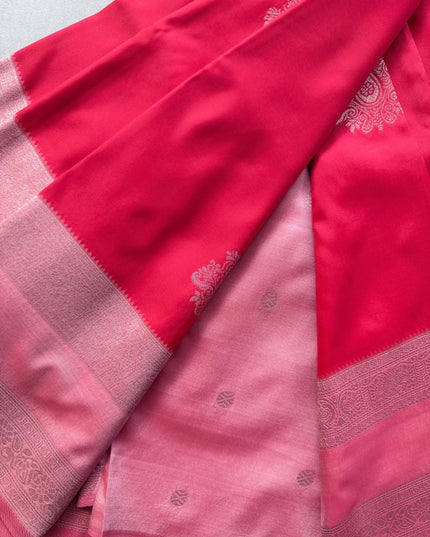 Red Soft Silk Saree 110