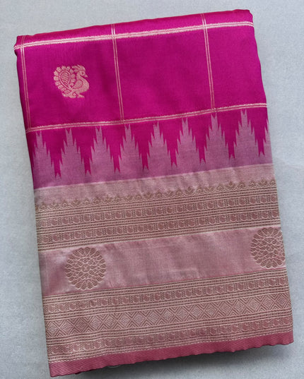 Pink Soft Silk Saree 110