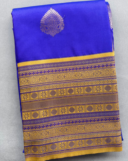 Royal Blue Soft Silk Saree 110