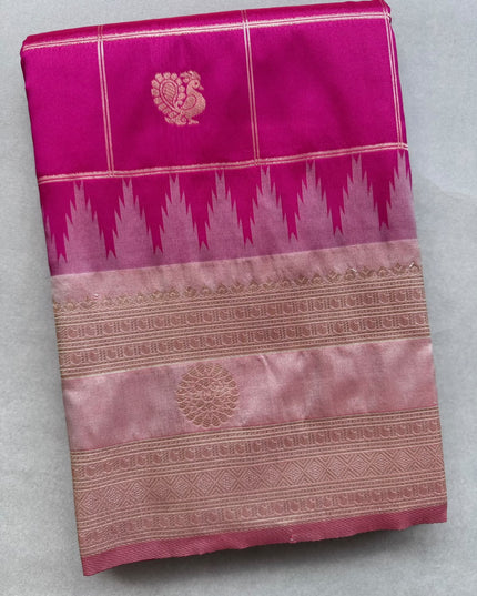 Magenta Soft Silk Saree 110