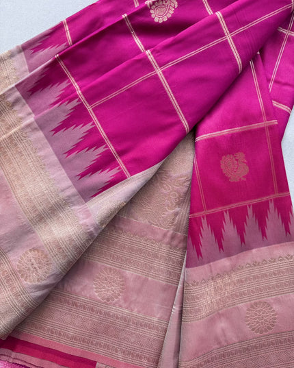 Magenta Soft Silk Saree 110