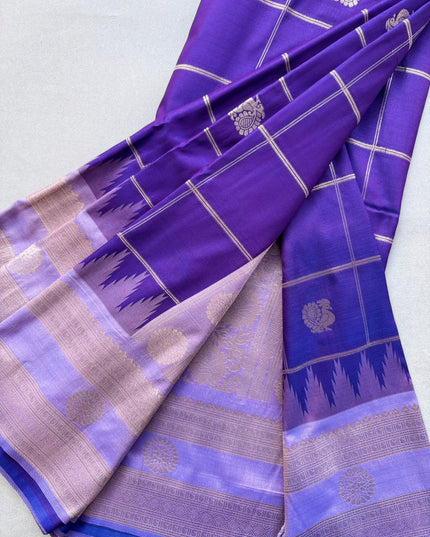 Royal Blue Soft Silk Saree 110