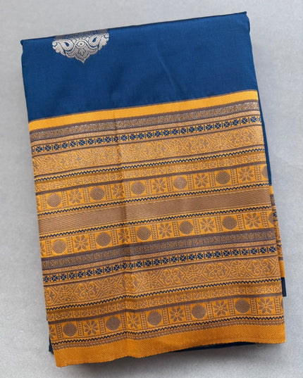 Navy Blue Soft Silk Saree 110