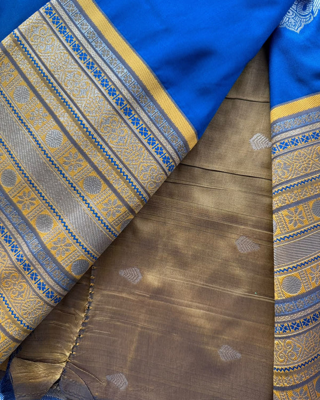 Navy Blue Soft Silk Saree 110