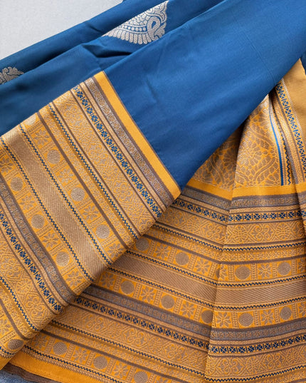 Navy Blue Soft Silk Saree 110