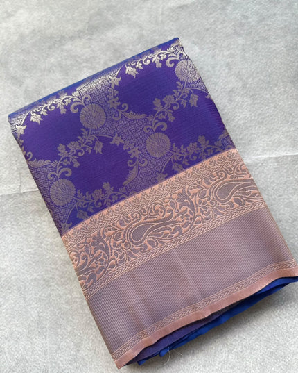 Navy Blue Soft Silk Saree 110