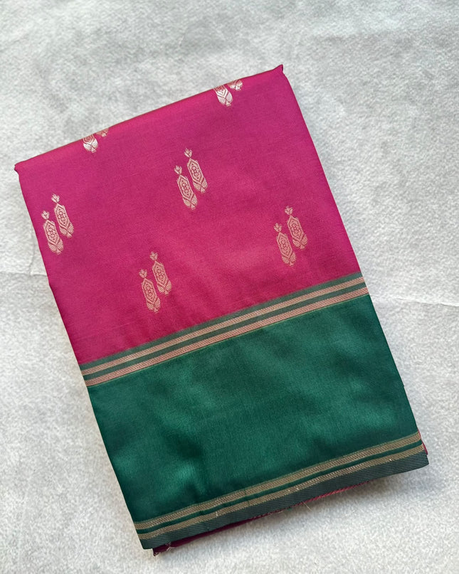 Magenta Soft Silk Saree 110