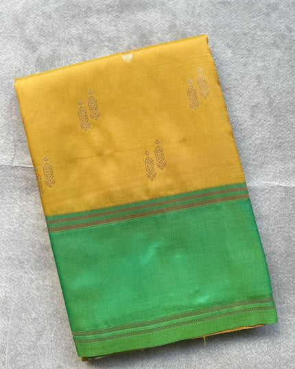 Yellow Soft Silk Saree 110