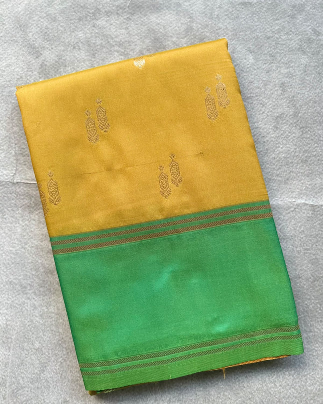 Yellow Soft Silk Saree 110
