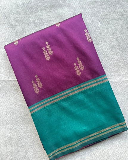 Purple Soft Silk Saree 110