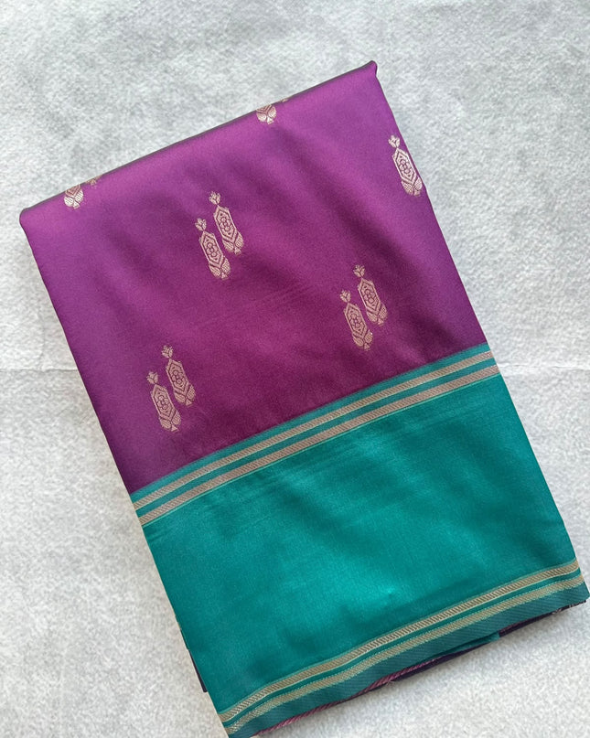 Purple Soft Silk Saree 110